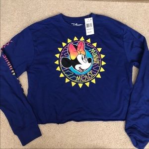 Retro Minnie Mouse Crop Sweater